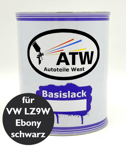 Autolack für VW LZ9W Ebonyschwarz